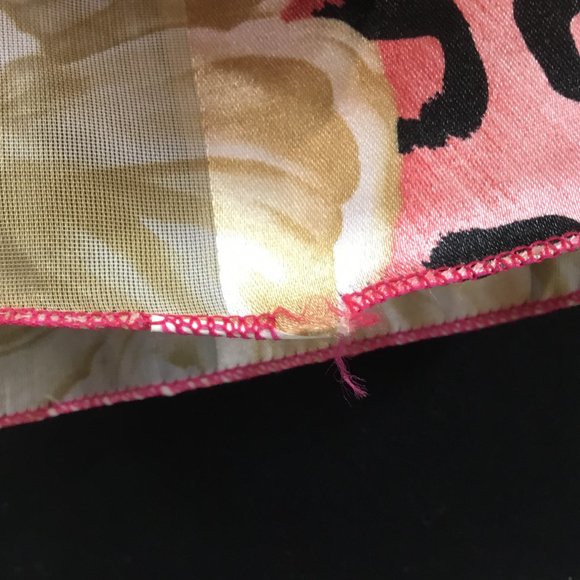 Pink Leopard Print Scarf - Picture 3 of 3